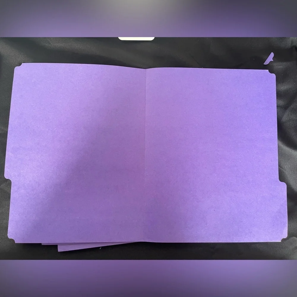 Purple folders 24, Filing Office Organizing New